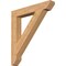 Ekena Millwork Traditional Slat Smooth Bracket, Western Red Cedar, 5 1/2"W x 38"D x 42"H BKT06X38X42TRA06SWR - alternate 1